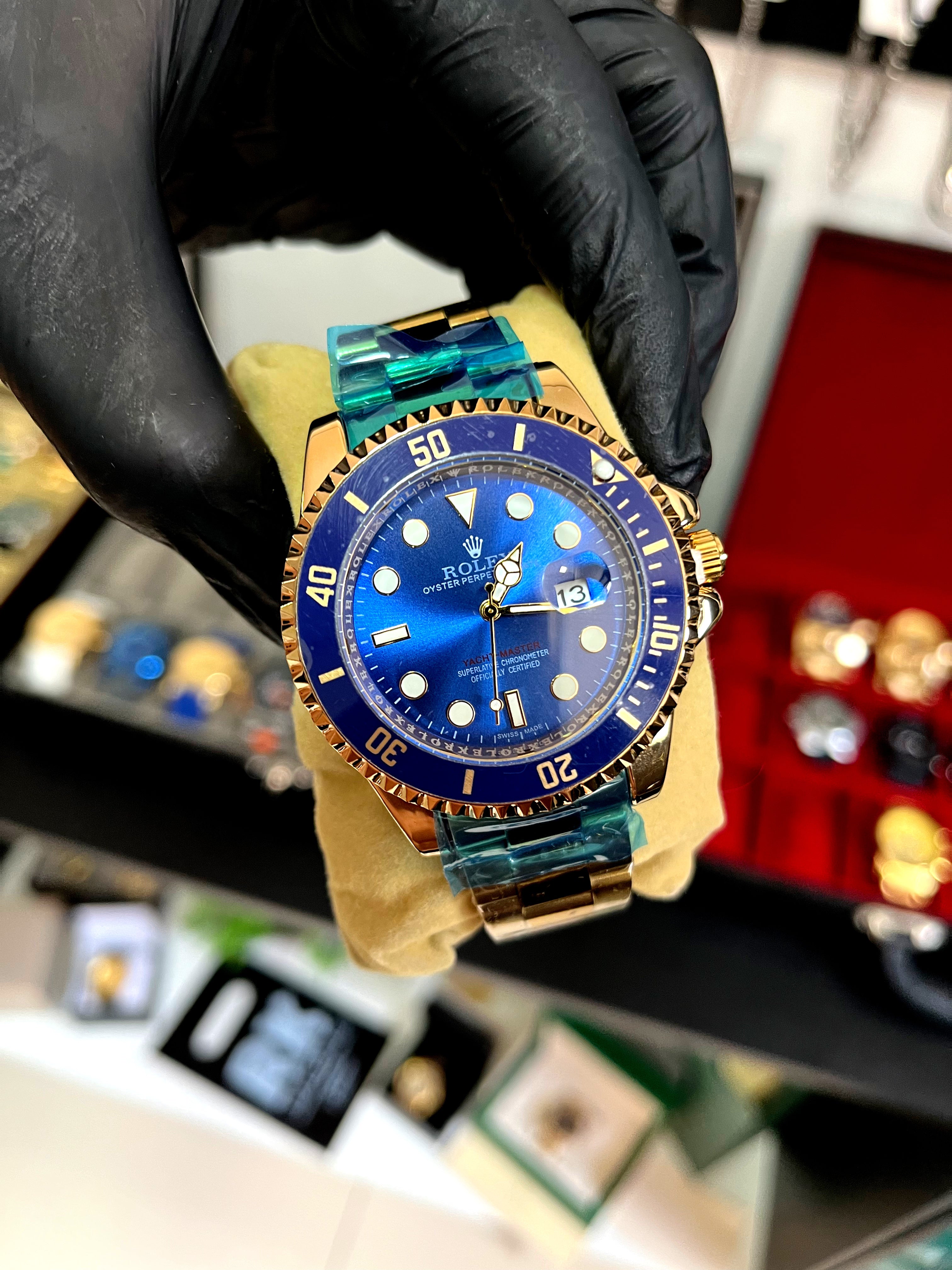 ROLEX SUBMARINO DOURADO - PRIMEIRA LINHA