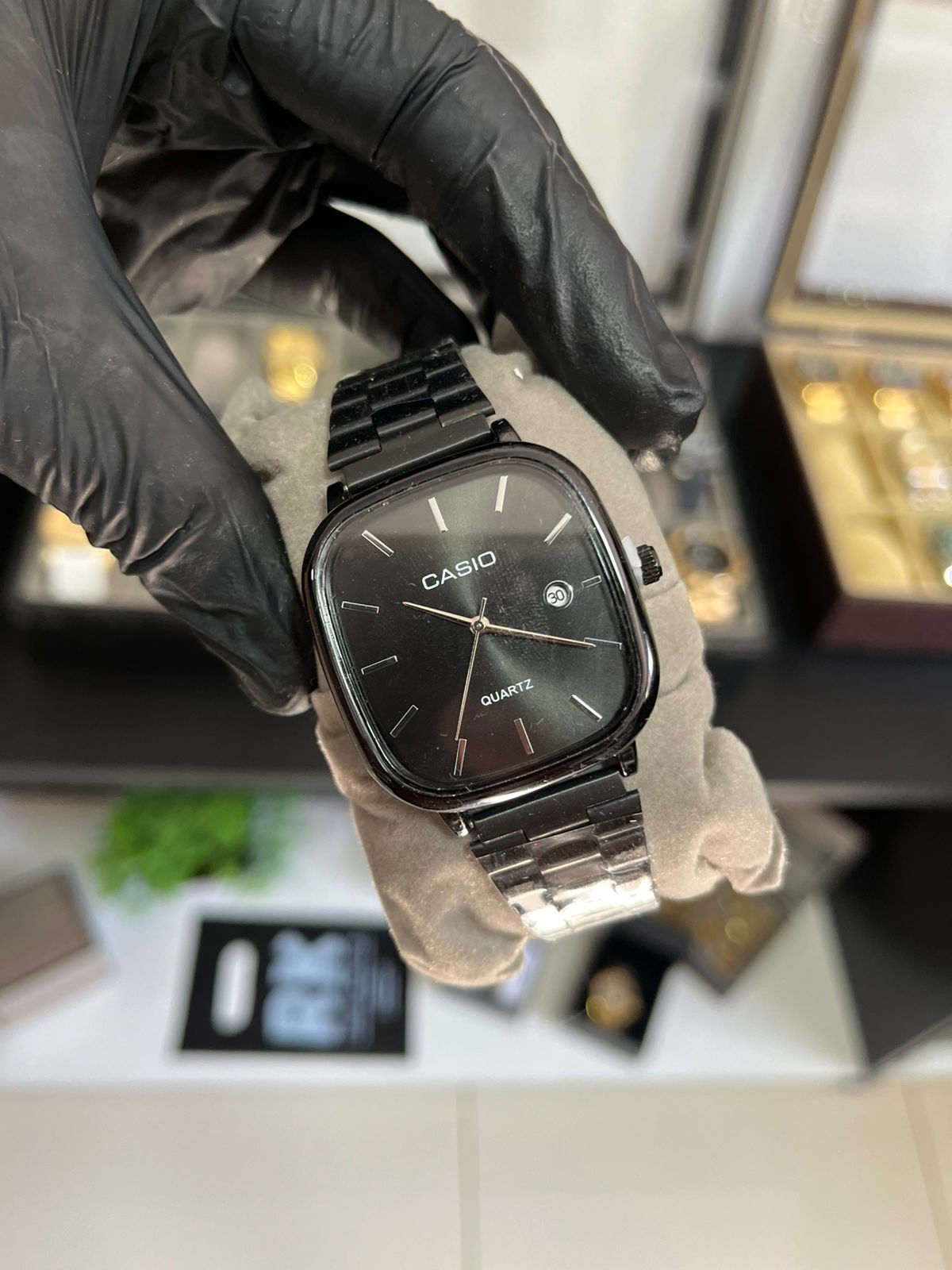 Casio Prata Calendário casual