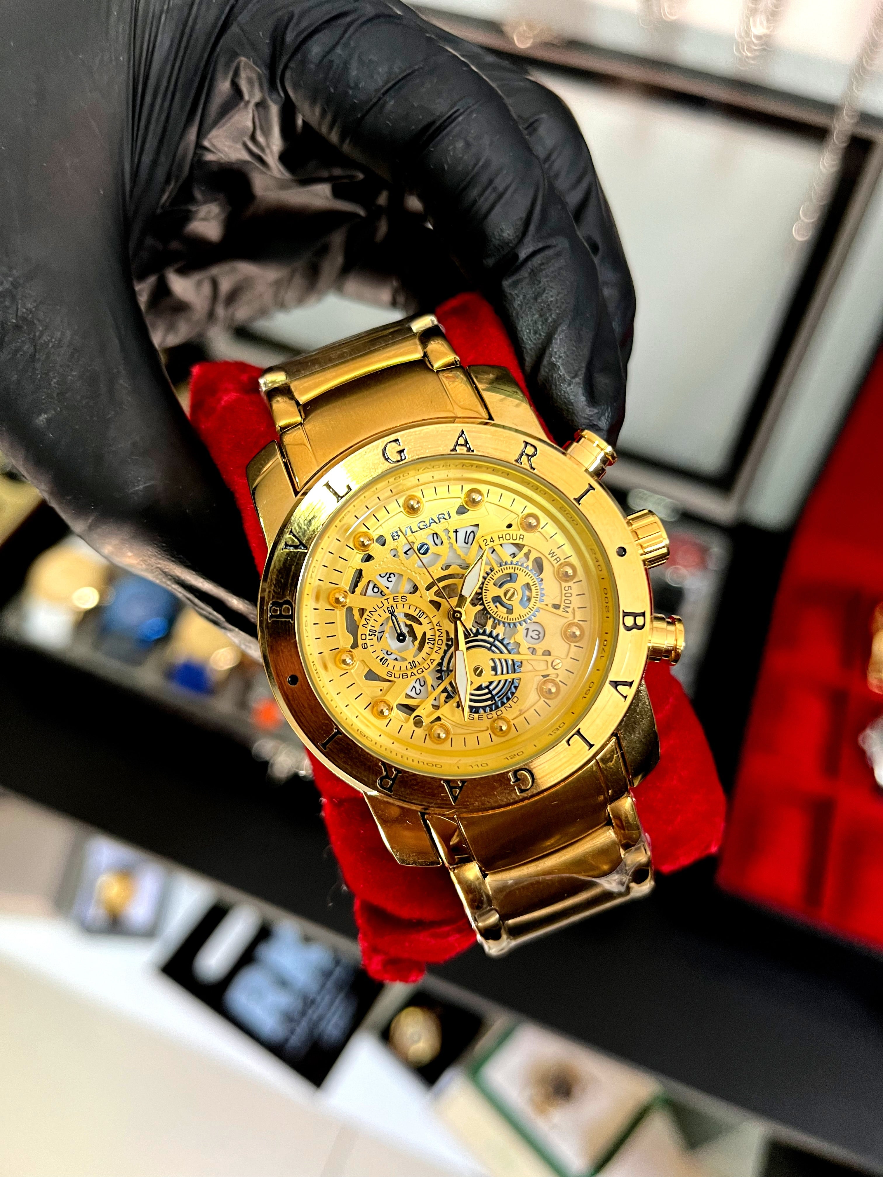 Bvlgari Skeleton | Relógio primeira linha | Acompanha Caixa