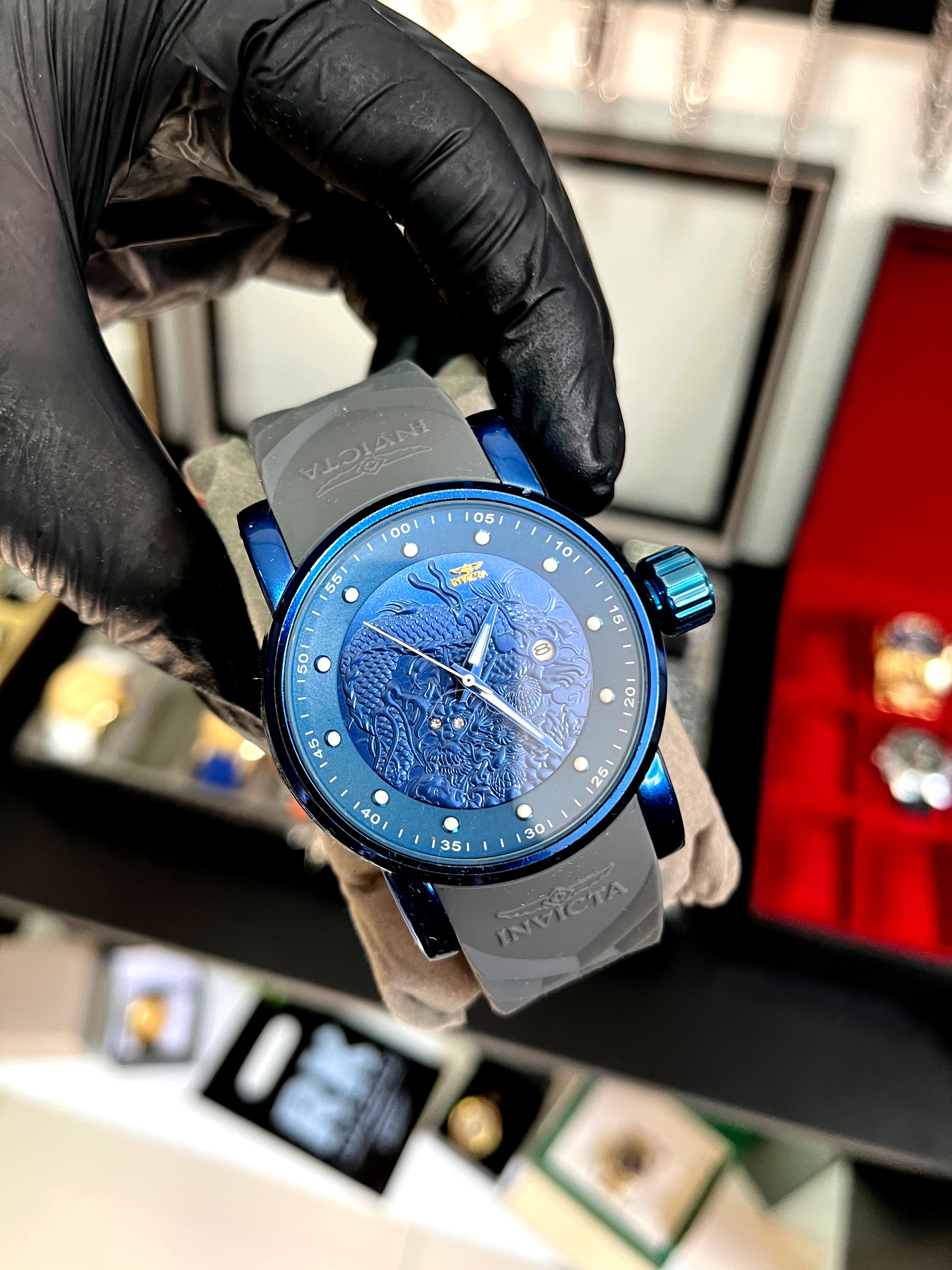 INVICTA YAKUZA PULSEIRA DE SILICONE - PRIMEIRA LINHA