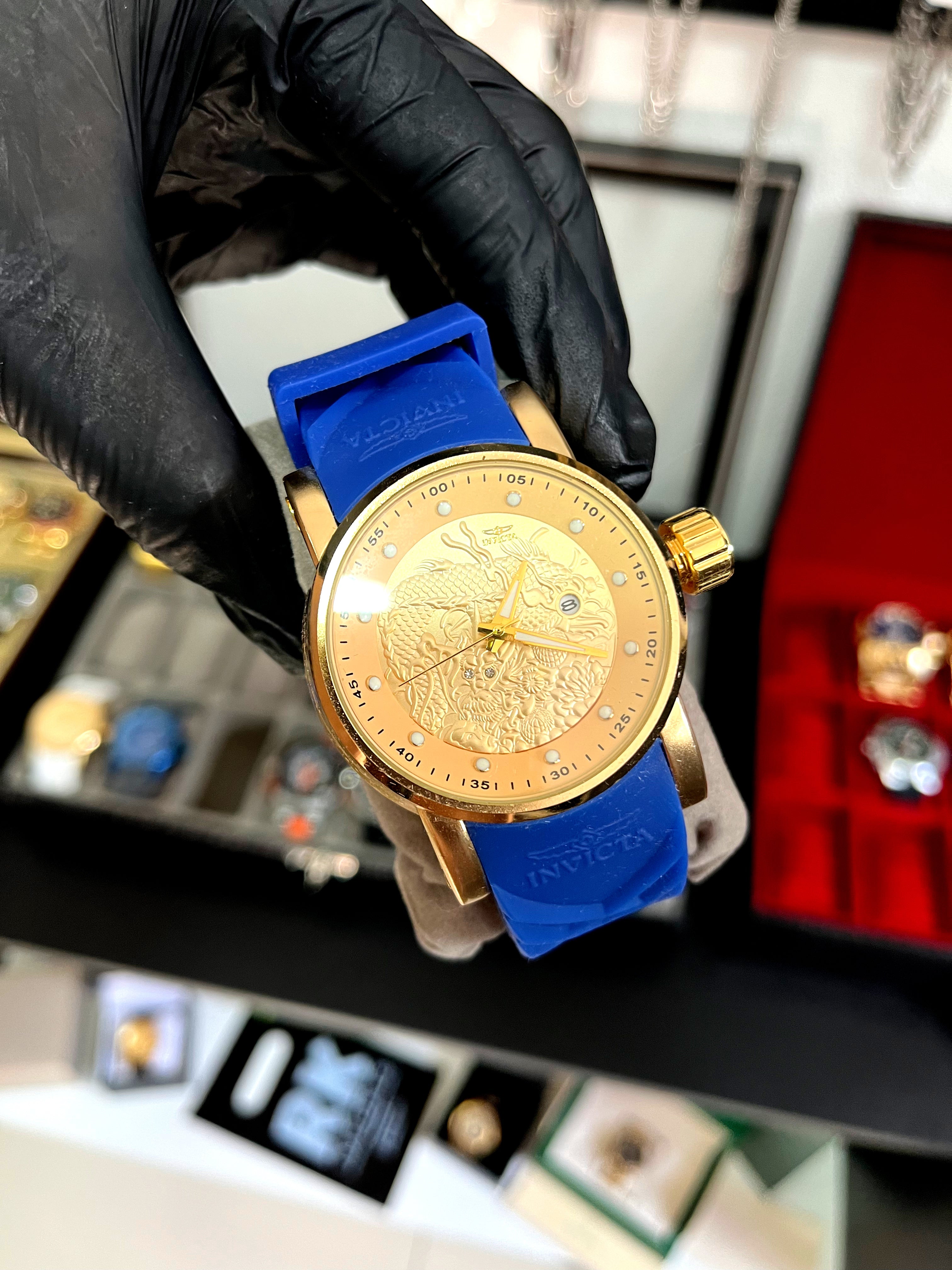 INVICTA YAKUZA PULSEIRA DE SILICONE - PRIMEIRA LINHA