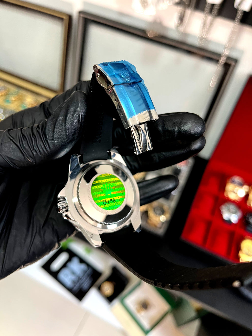ROLEX SUBMARINO PULSEIRA DE SILICONE- PRIMEIRA LINHA