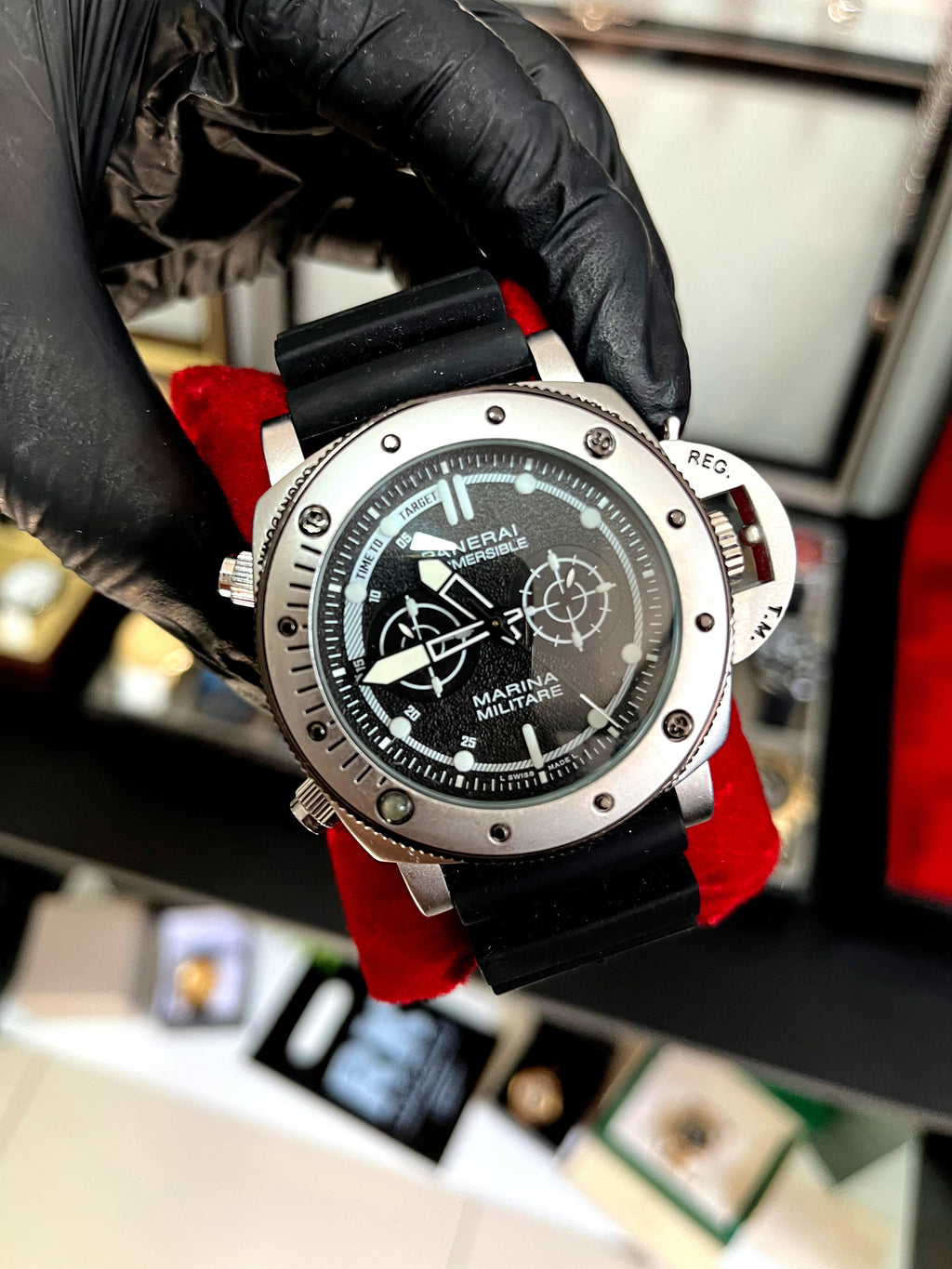 PANERAI PULSEIRA DE SILICONE - PRIMEIRA LINHA