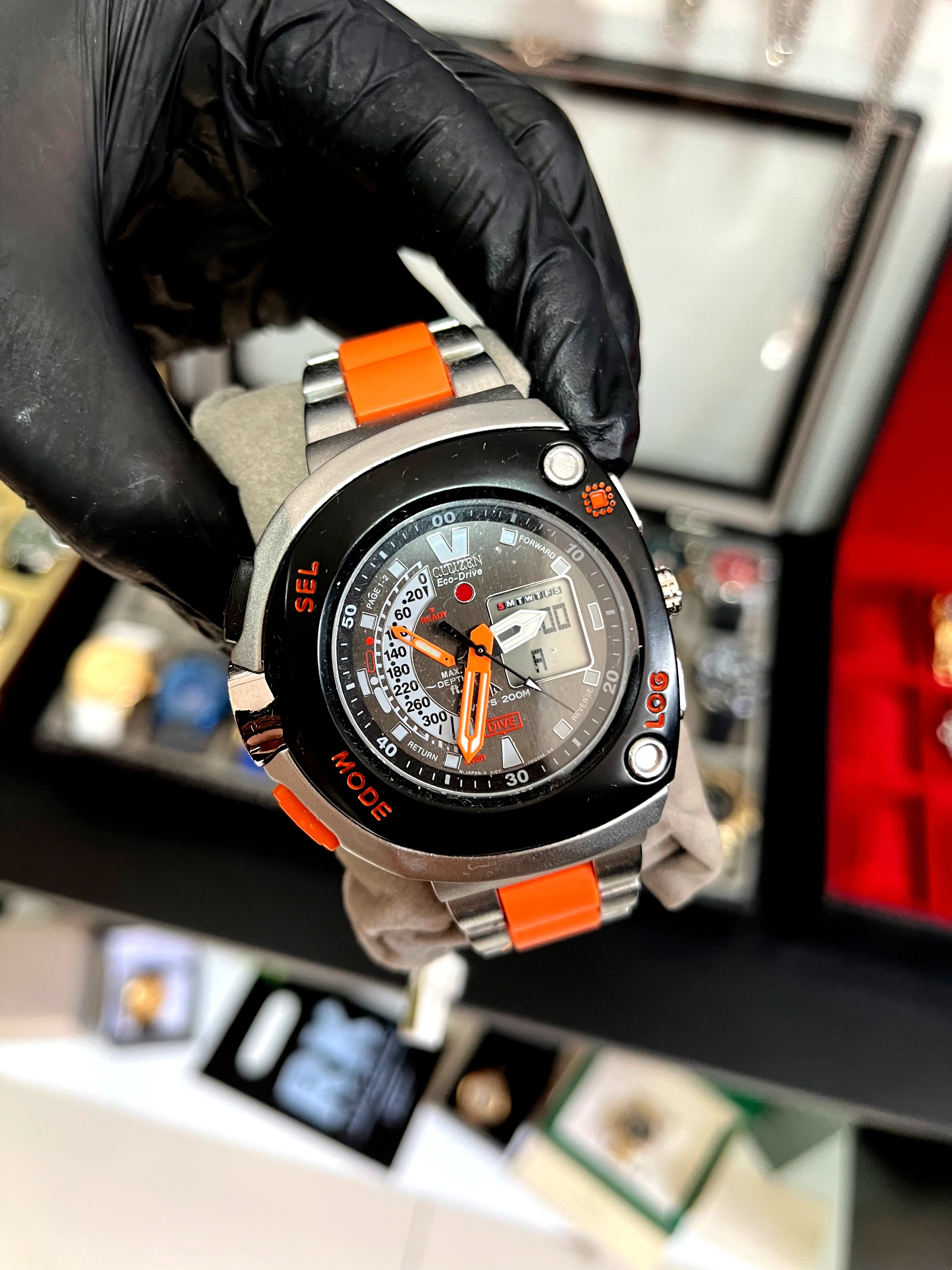CITIZEN DUALL TIME - TODO FUNCIONAL - PRIMEIRA LINHA