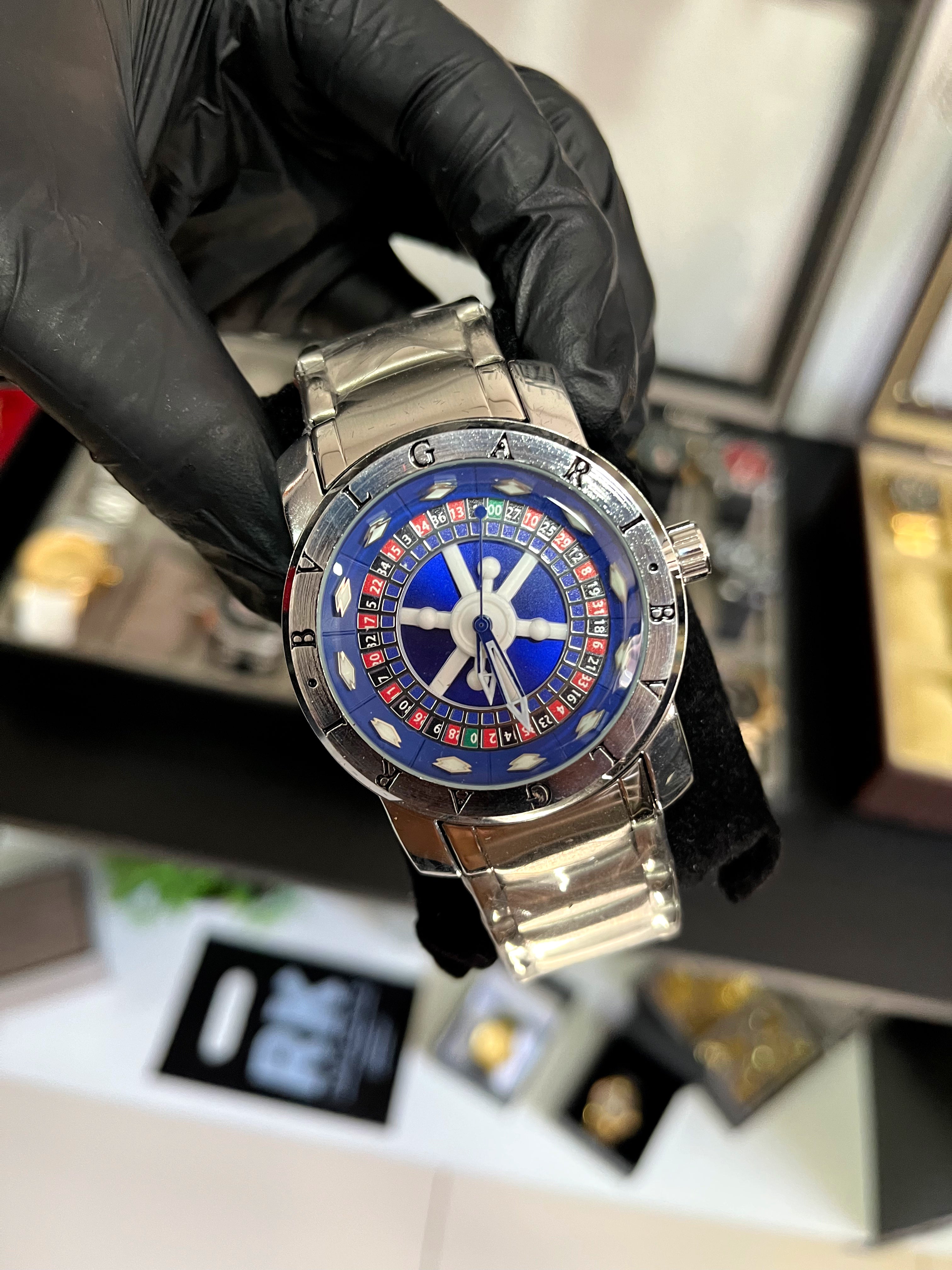 BVLGARI CASSINO (Dourado e prata) - PRIMEIRA LINHA